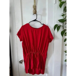 Zara Basic Women’s size Large red dress